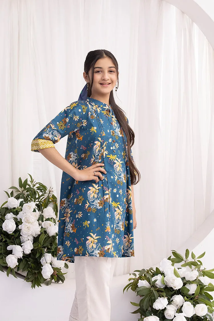 1-PC Stitched Printed Lawn Kurta