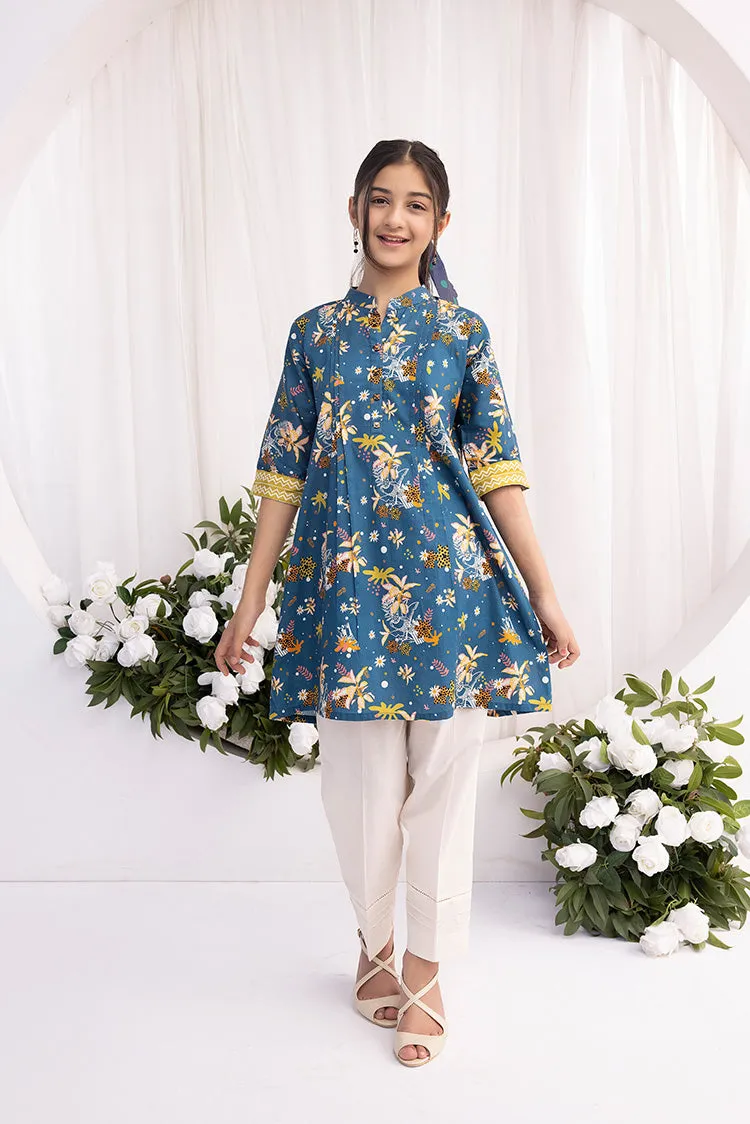 1-PC Stitched Printed Lawn Kurta