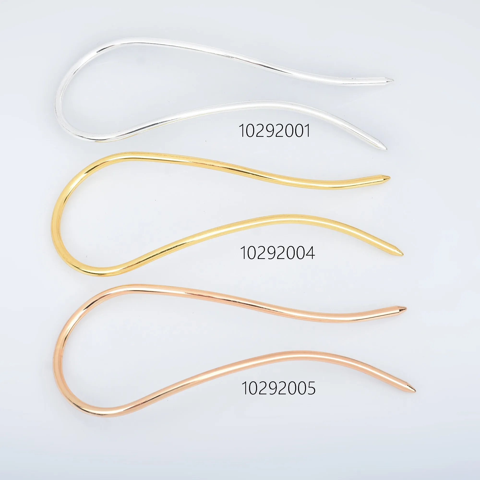 105*40mm Brass U shape Hairpin Hair Barrette Hair Stick Long Hair Accessories Ladies Hair Jewelry 5pcs 102920