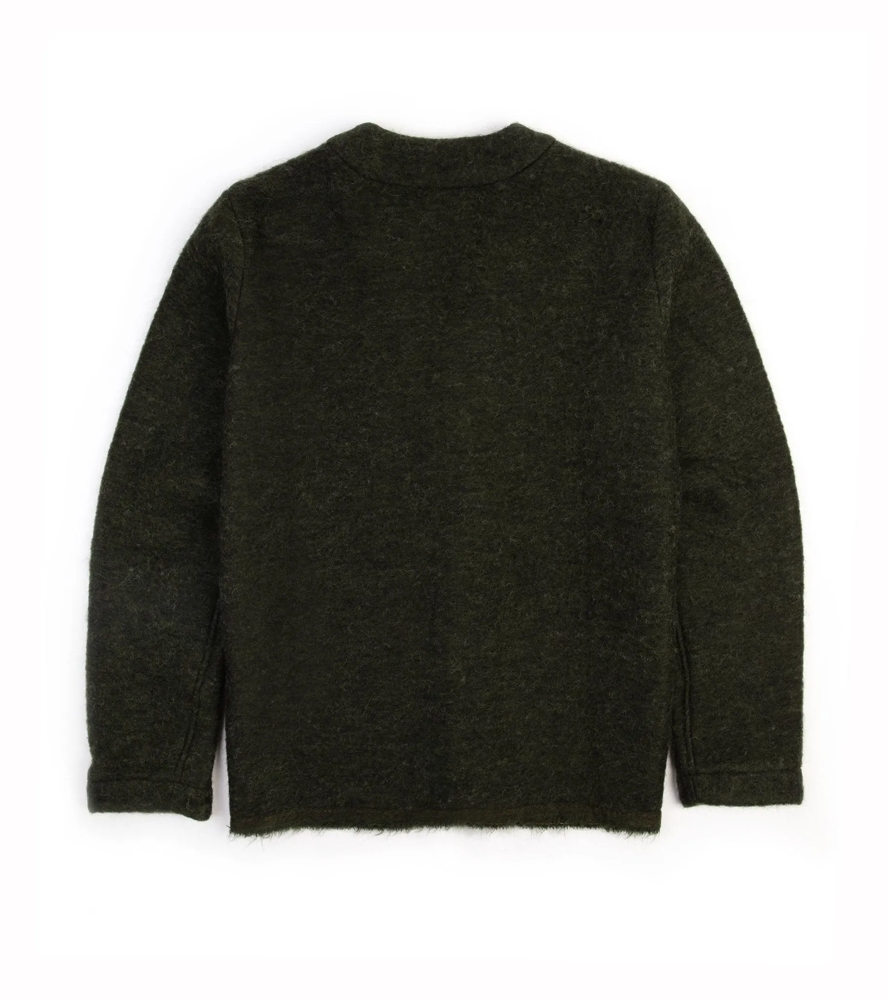 A Kind of Guise Kura Wool Mix Cardigan: Fuzzy Forest