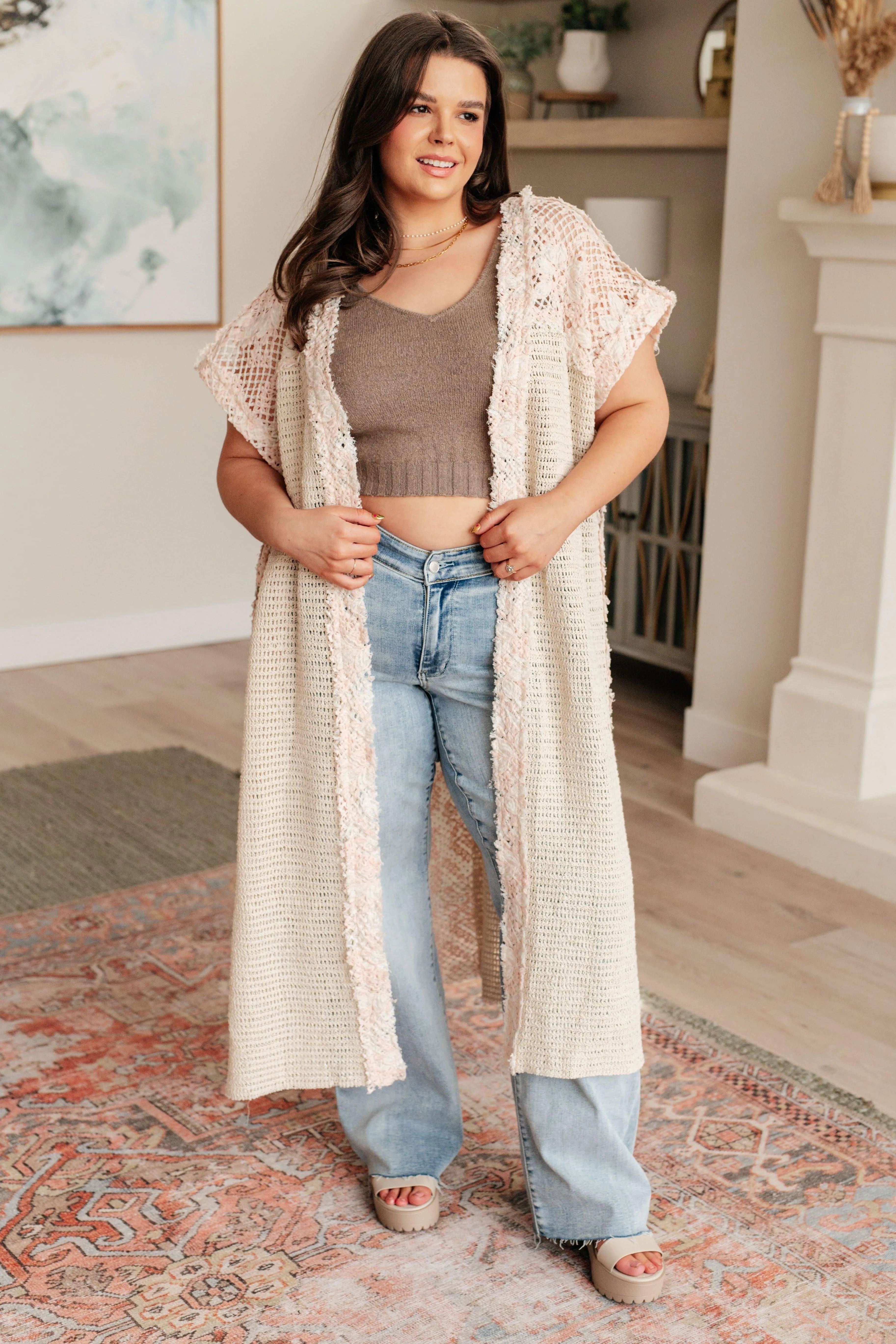 A Little Defiant Crochet Duster Kimono