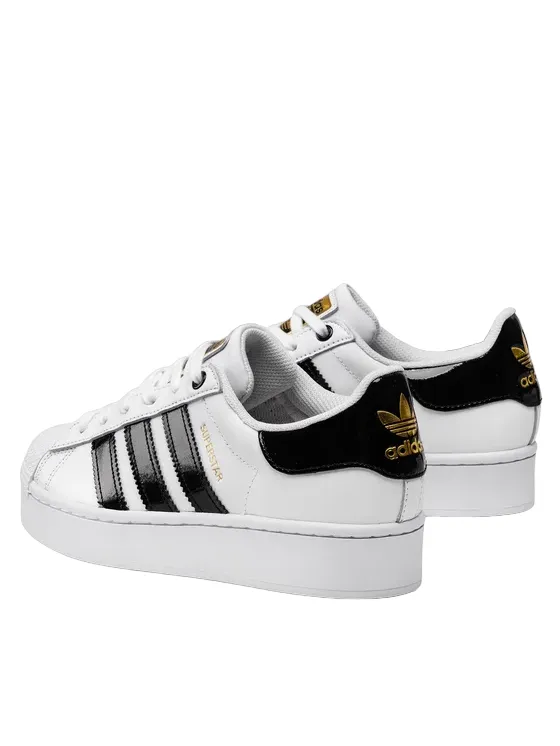 Adidas Originals women's sneakers shoe with wedge Superstar Bold FV3336 white black