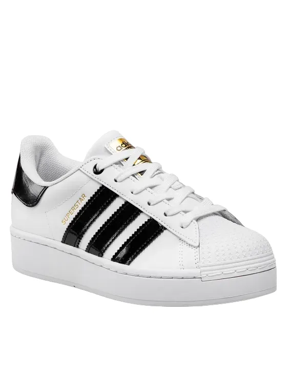 Adidas Originals women's sneakers shoe with wedge Superstar Bold FV3336 white black