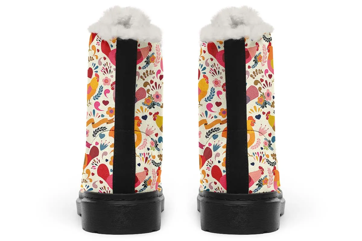 Adorable Chicken Winter Boots