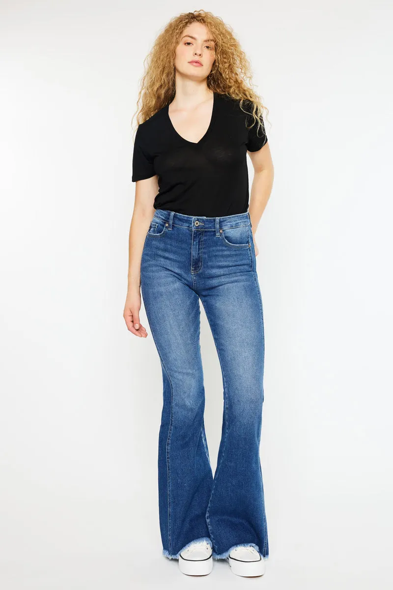 Annika High Rise Flare Jeans - Curvy