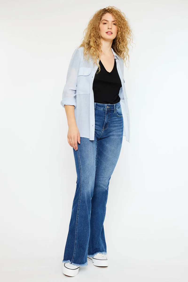 Annika High Rise Flare Jeans - Curvy