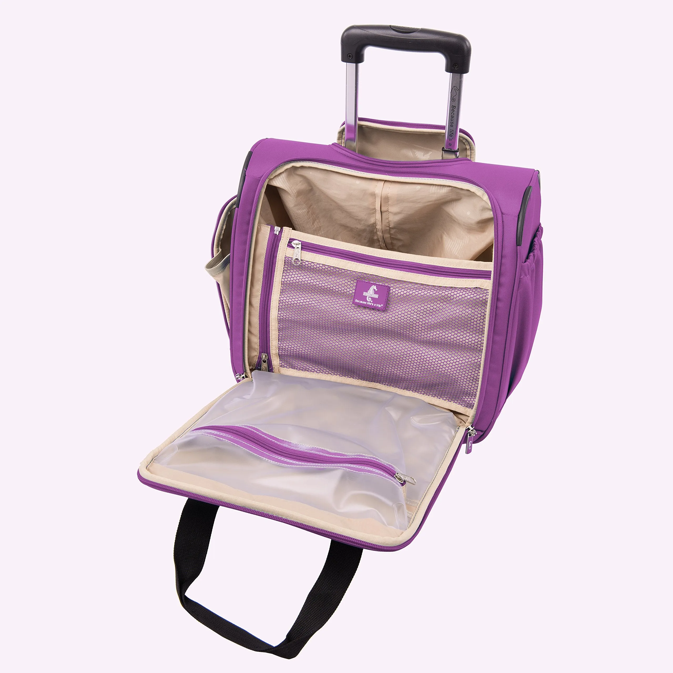 Atlantic Luggage Ultra Lite Softsides Rolling Underseat Carry-on