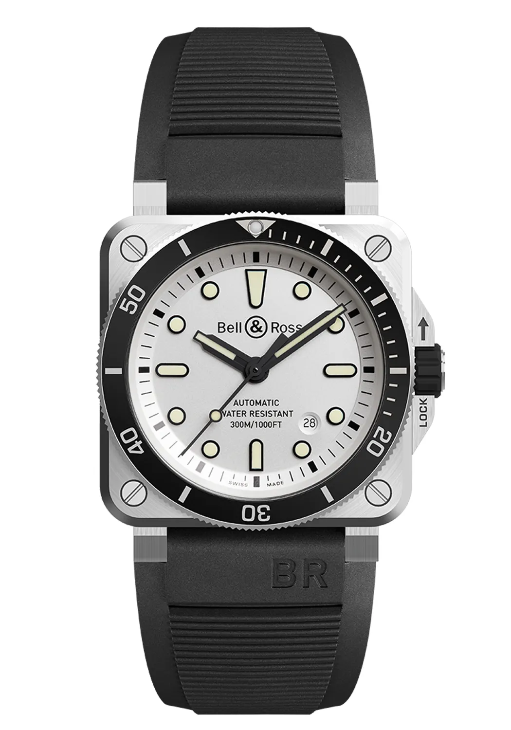 Bell & Ross BR 03-92 Diver White | Strap