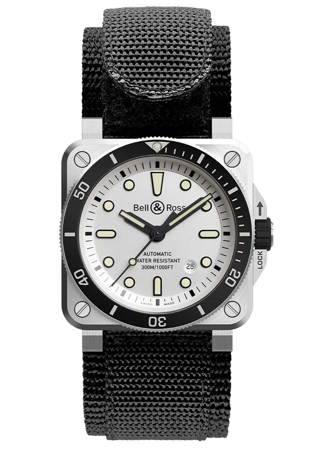 Bell & Ross BR 03-92 Diver White | Strap