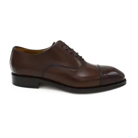 Berwick 1707 Straight Cap Oxford (5217) -Moka