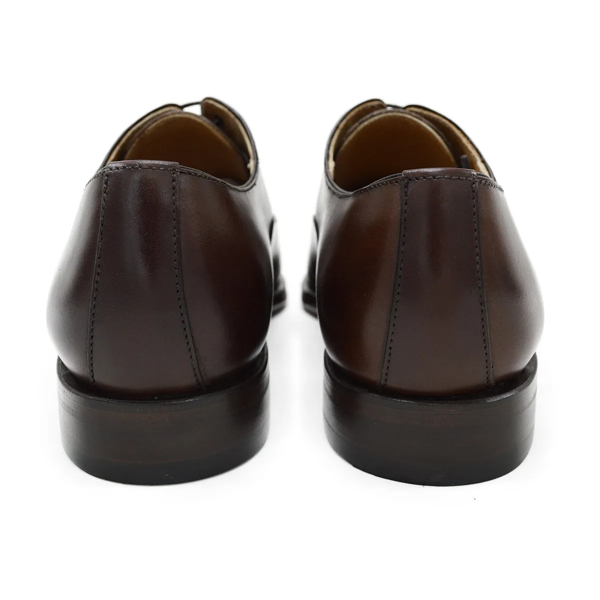 Berwick 1707 Straight Cap Oxford (5217) -Moka