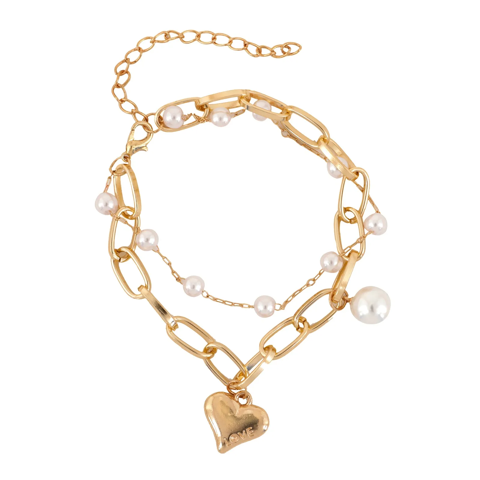 Bewitched Steal My Heart Gold Bracelet Set