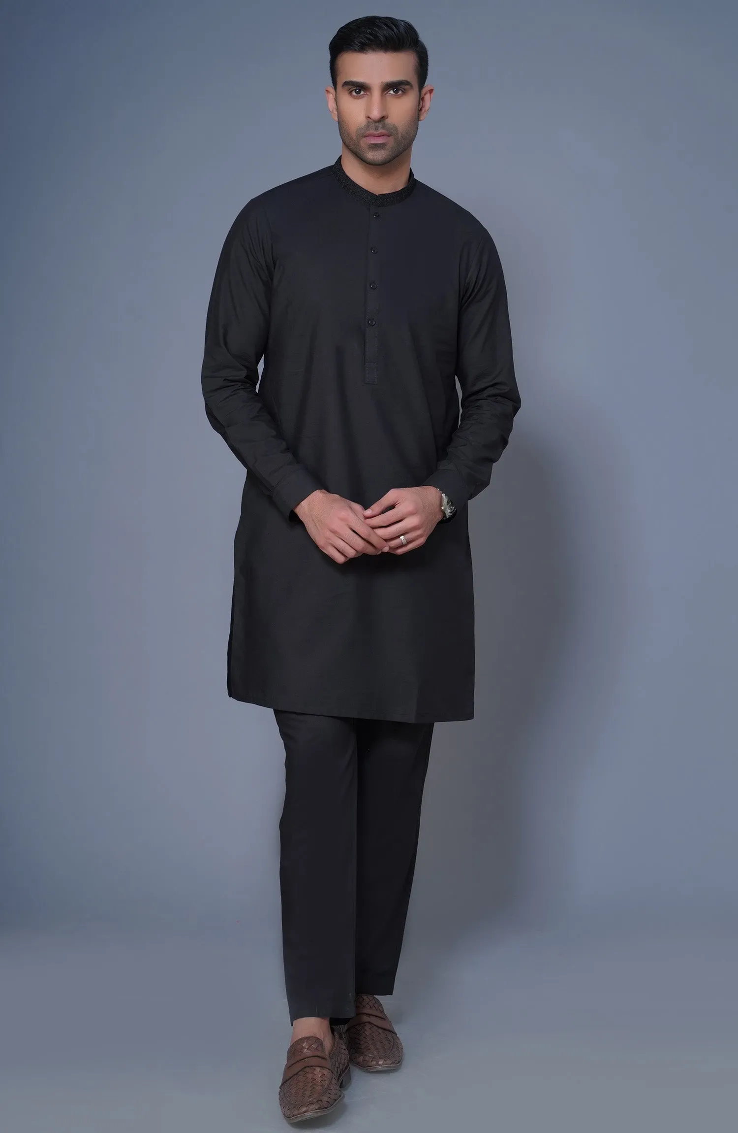 Black Fancy Kurta Pajama