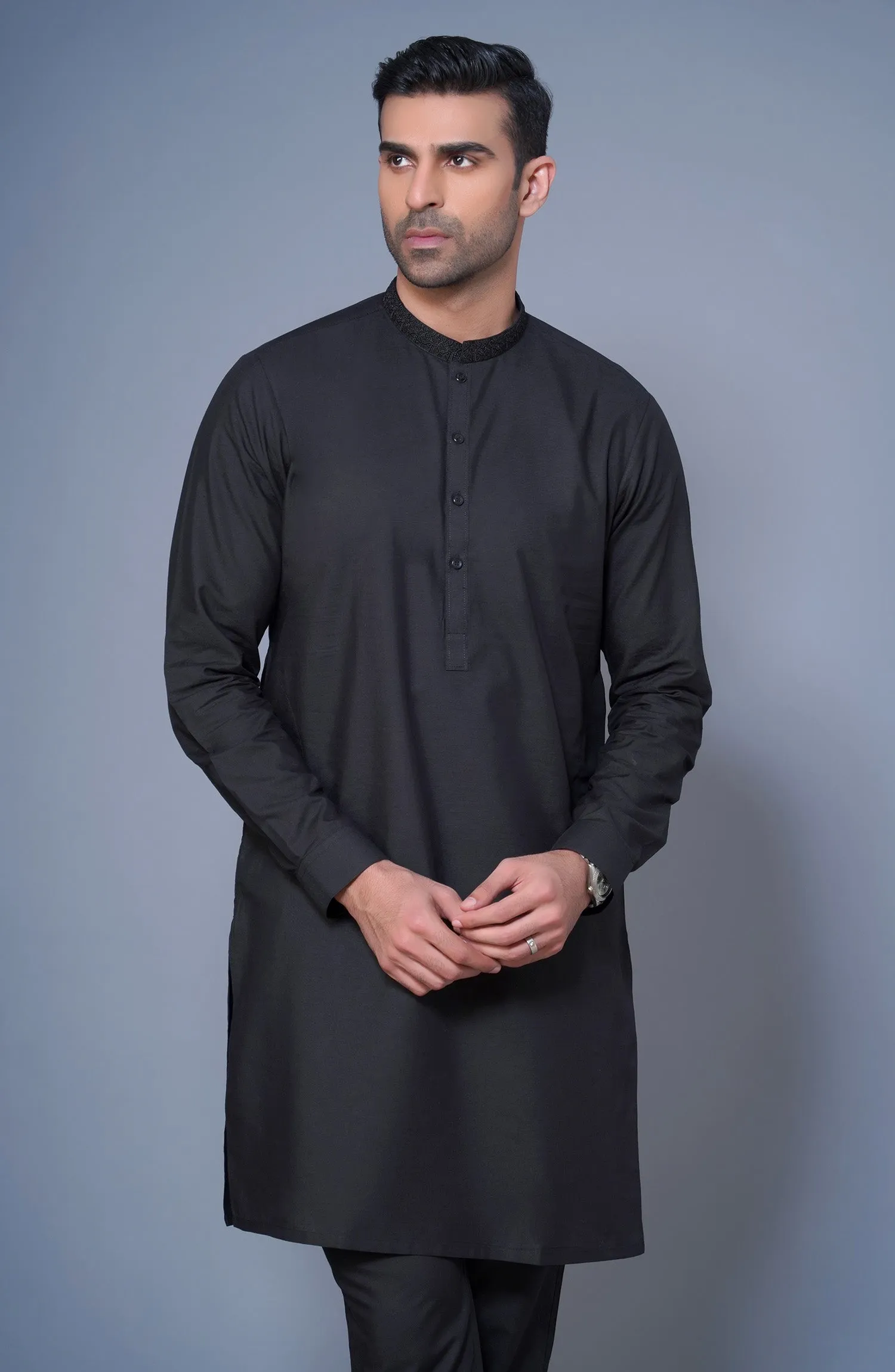 Black Fancy Kurta Pajama