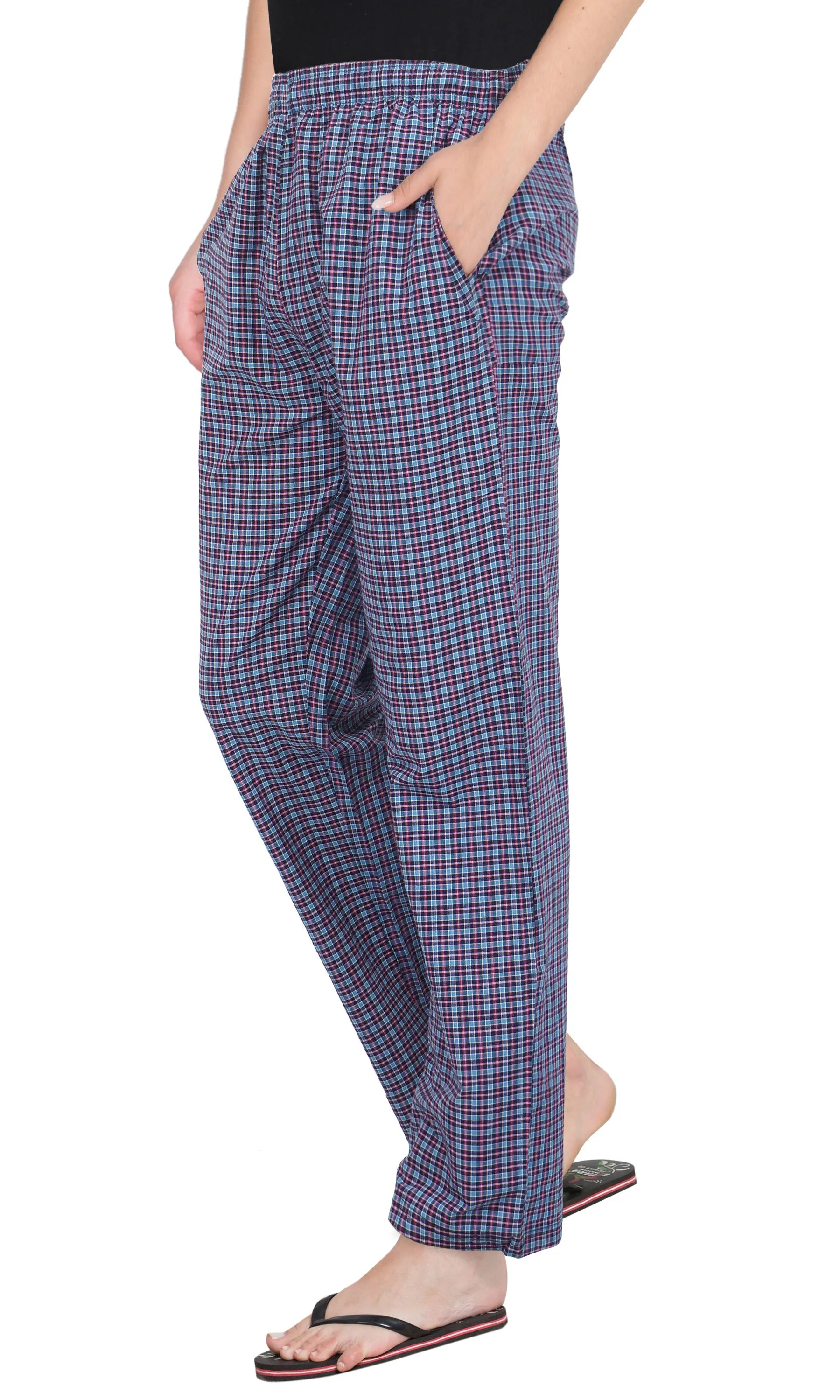 Blue & Pink Check Pyjama