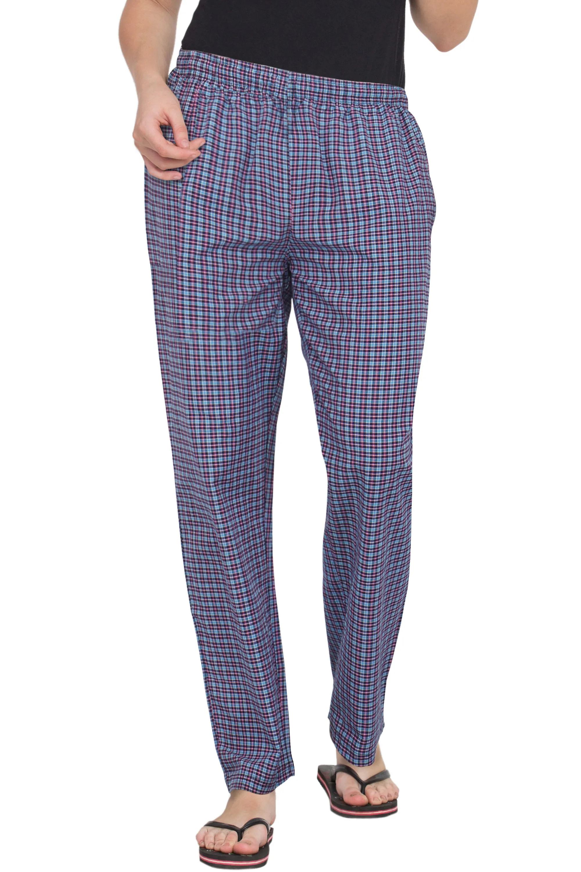 Blue & Pink Check Pyjama