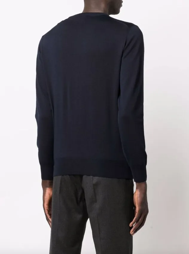 Canali pure wool crewneck jumper