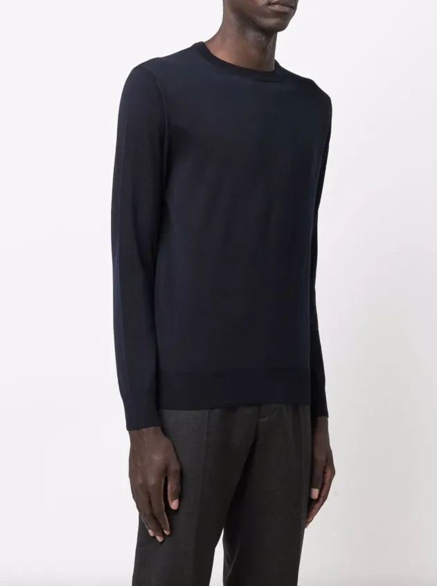 Canali pure wool crewneck jumper