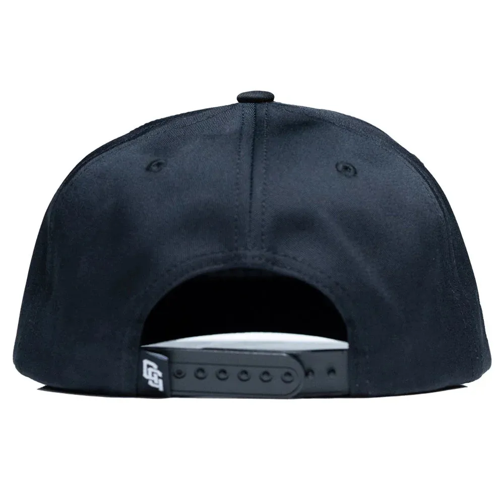 Cocaine & Hookers Golf Hat in Black in Flat Brim