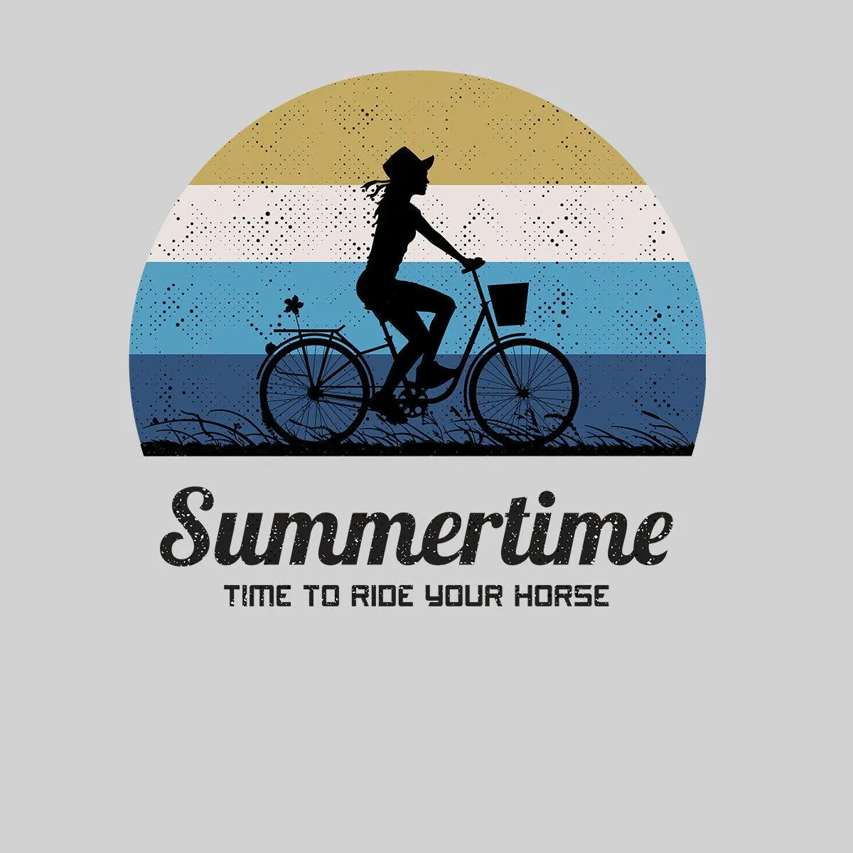 Cycling Summertime - Time to Ride Bicycle Racer Road Adult Unisex Tank Top