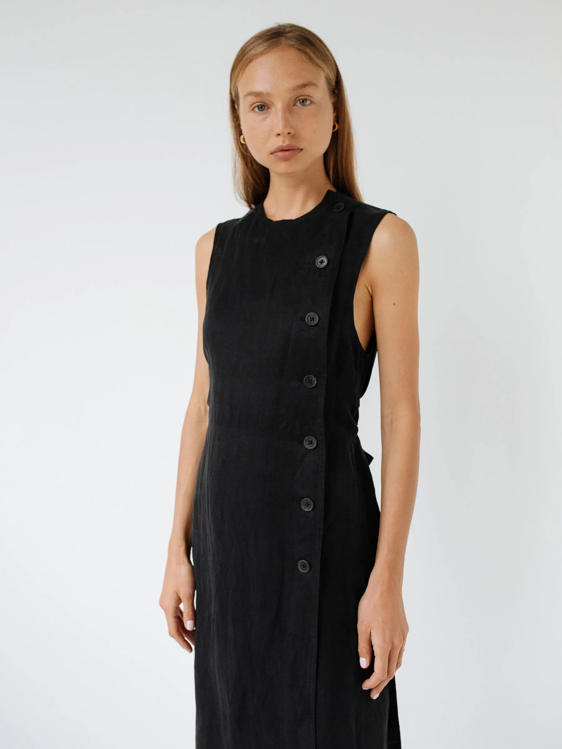 Dalila Button Down Midi Dress