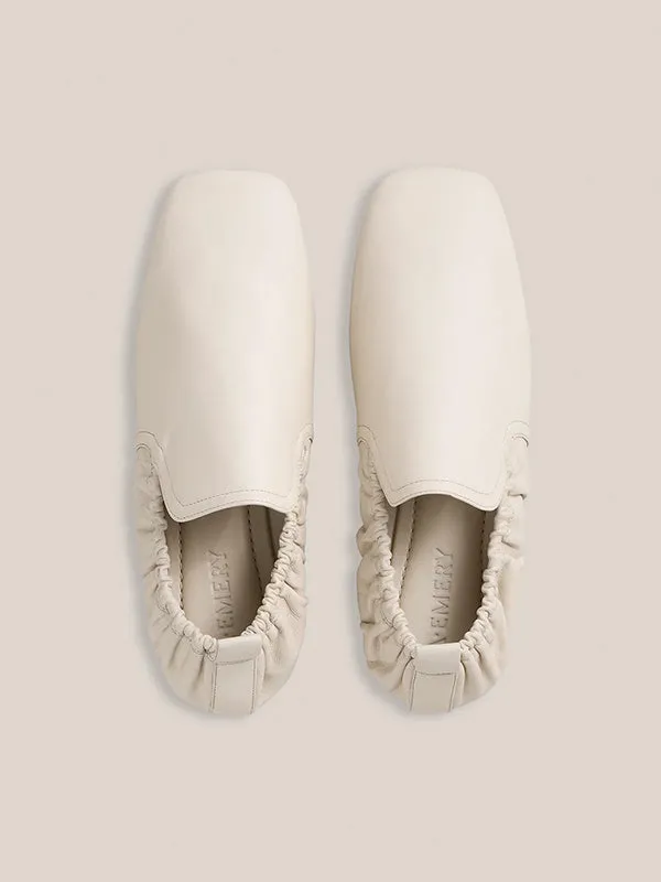 Delphine Loafer in Egg Shell