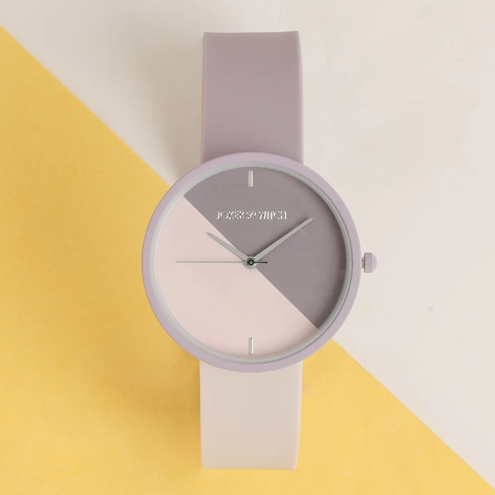 Duet Bloom Lavender Silicone Strap Watch