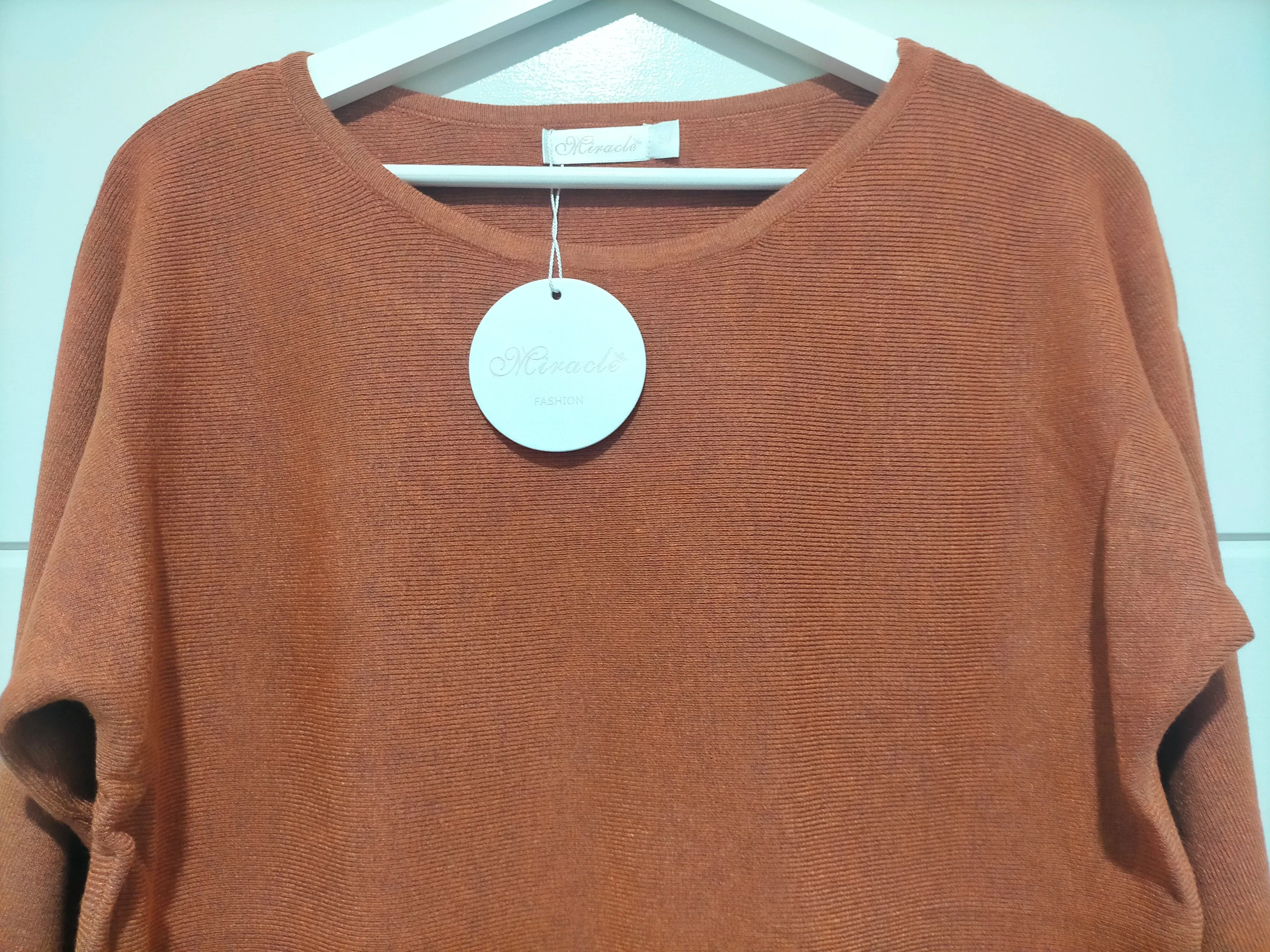 Estelle Rust Knit Jumper