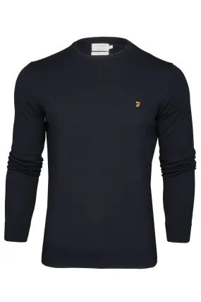 Farah Mens 'Mullen' Merino Wool Jumper - Crew Neck