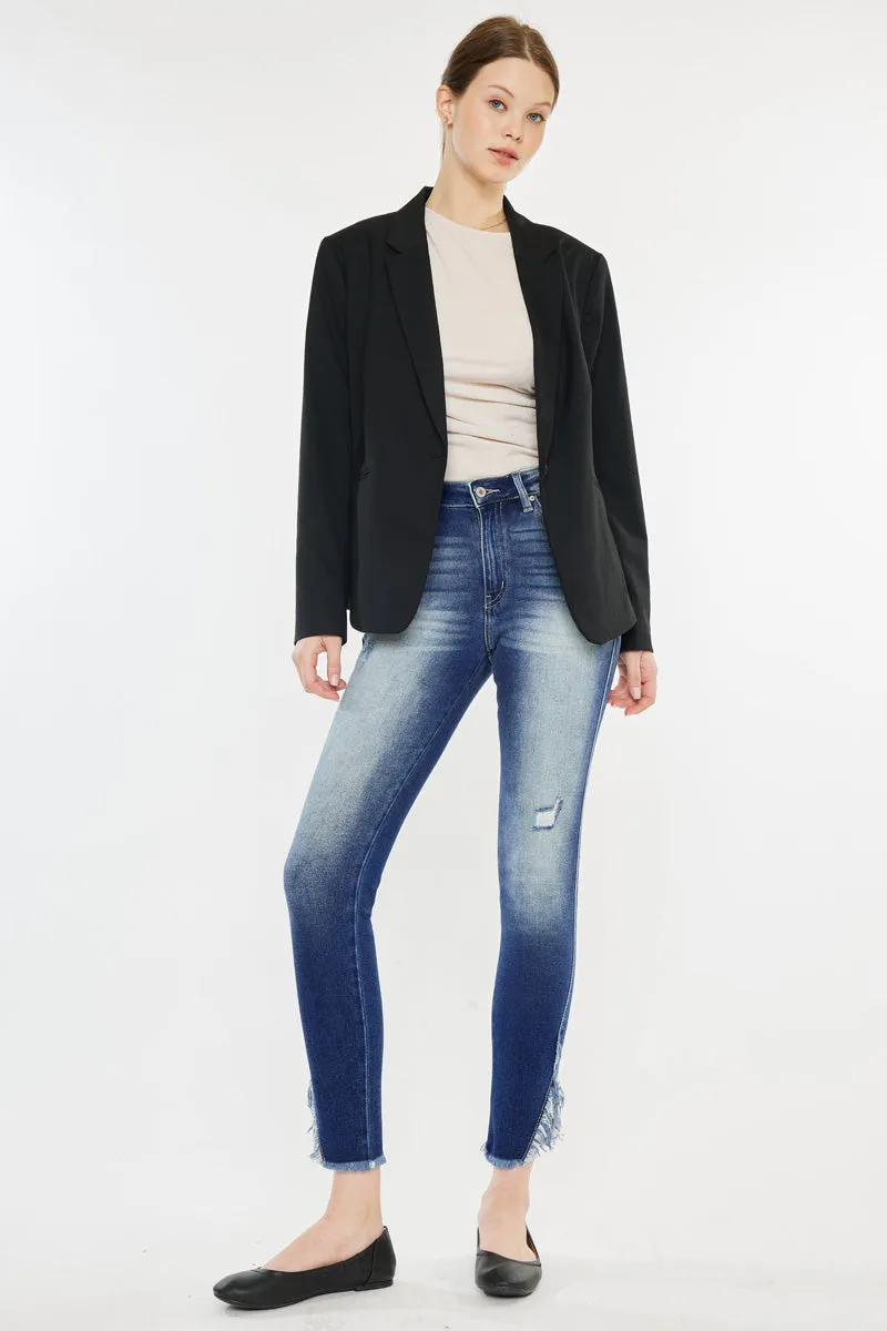 Geneva High Rise Ankle Skinny Jeans