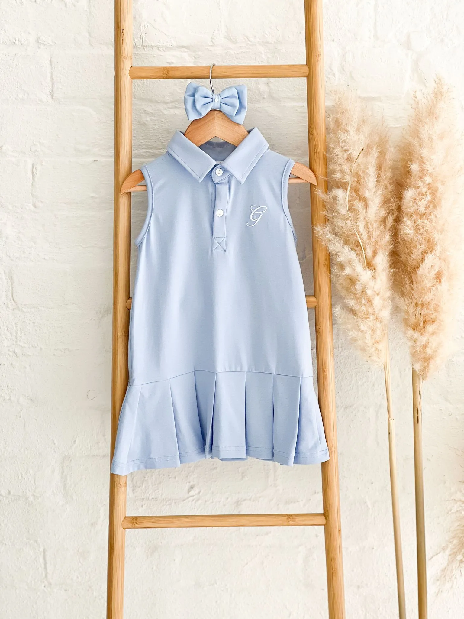 Girls Blue Tennis Dress