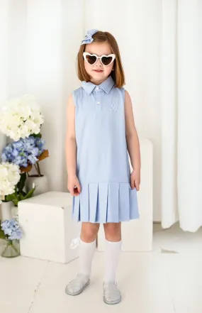 Girls Blue Tennis Dress