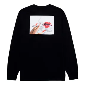 HUF SEDUCTIVE  L/S TEE-BLACK