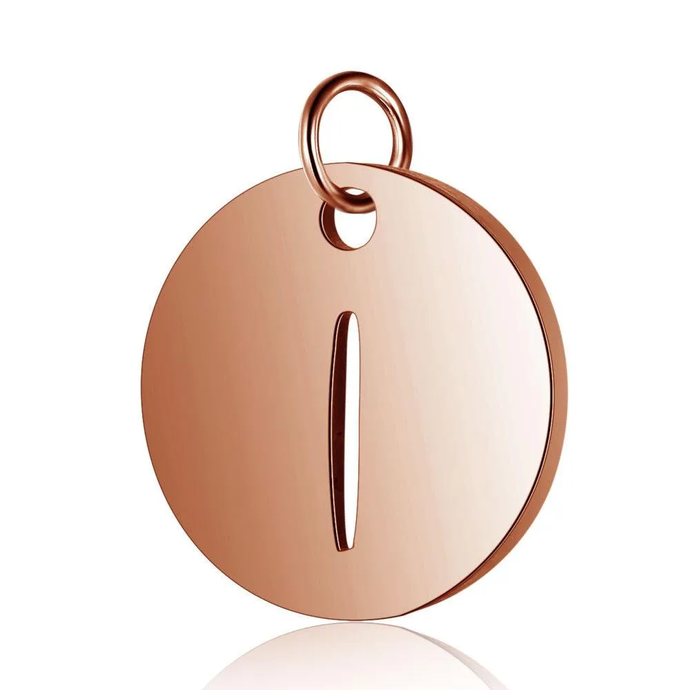 Initial Pendant Rose Gold (A-Z)