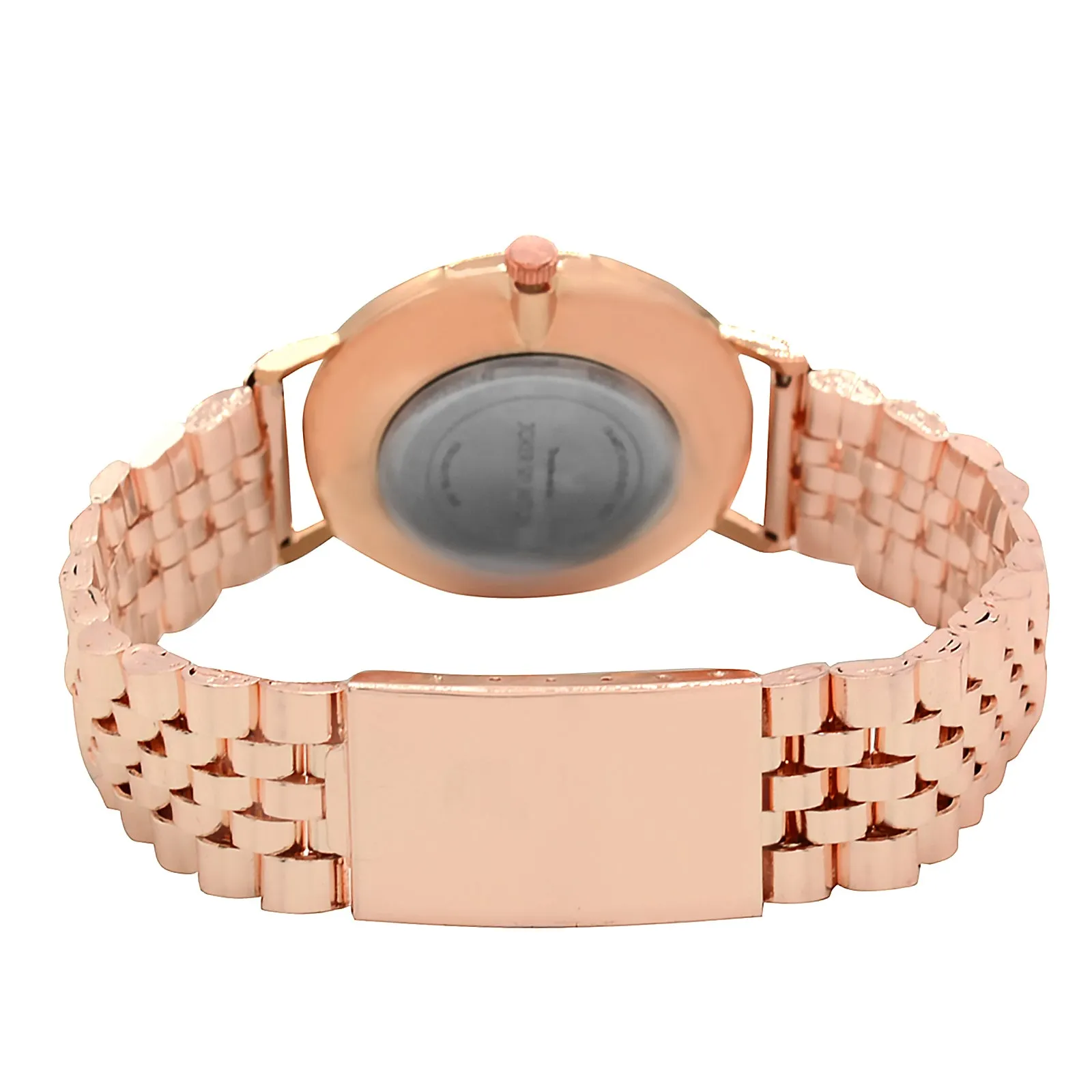 Jacoba Marble Dial Rosegold Watch Bracelet Stack