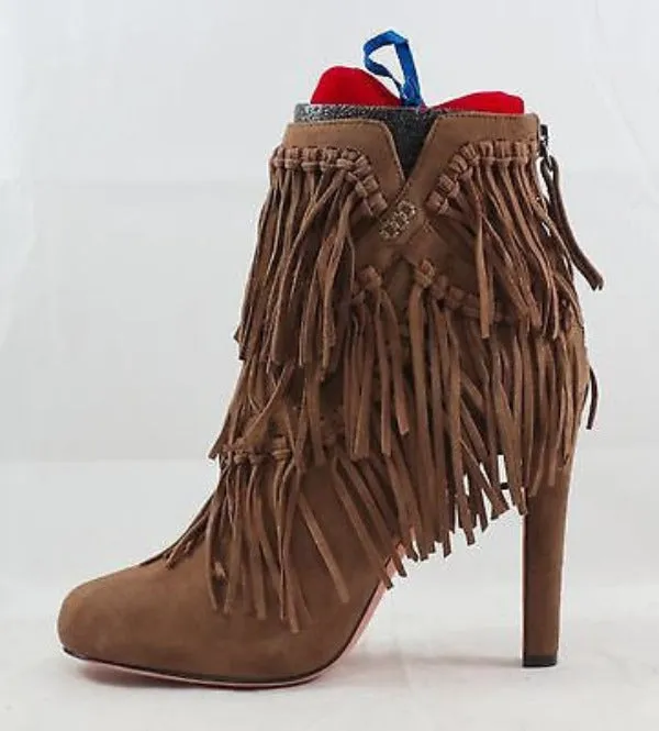 JEAN-MICHEL CAZABAT Women's Pepe Fringe Suede Boot