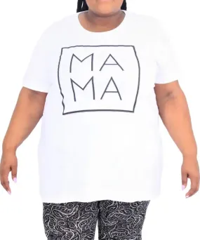 Ladies Printed Mama Tee