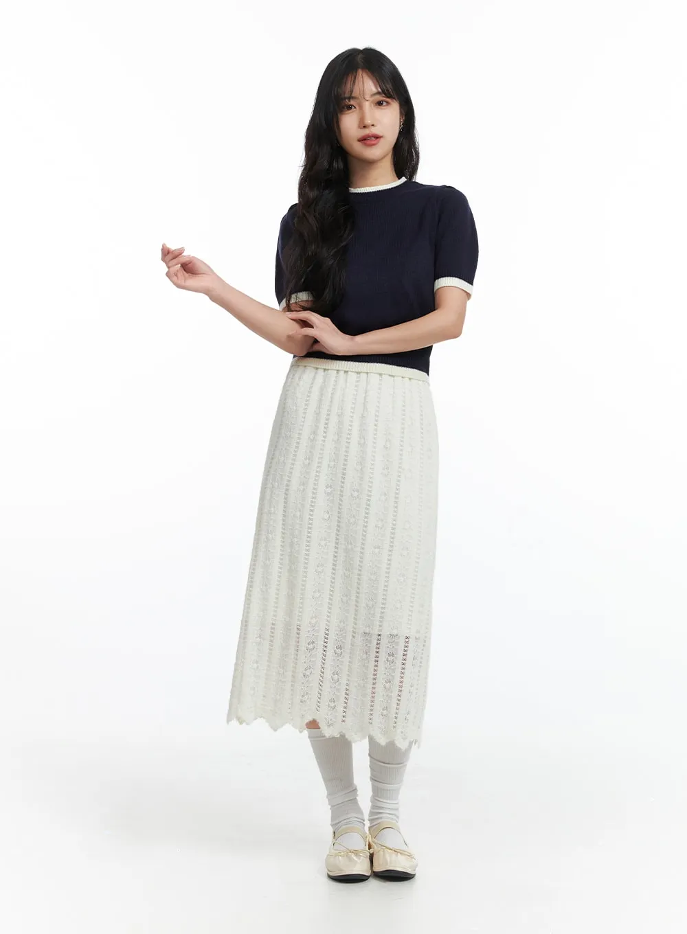 Long Laced Skirt OJ425