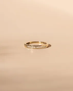 *Made To Order* Dainty Harlowe Band - 14k Solid Gold