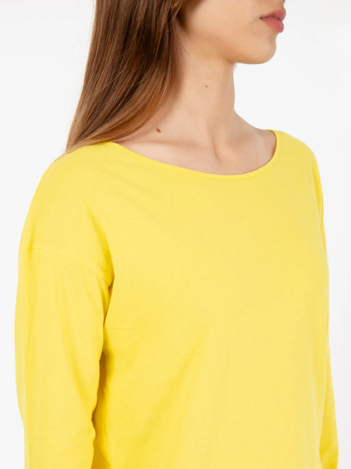 Maglia a maniche lunghe Aksun giallo