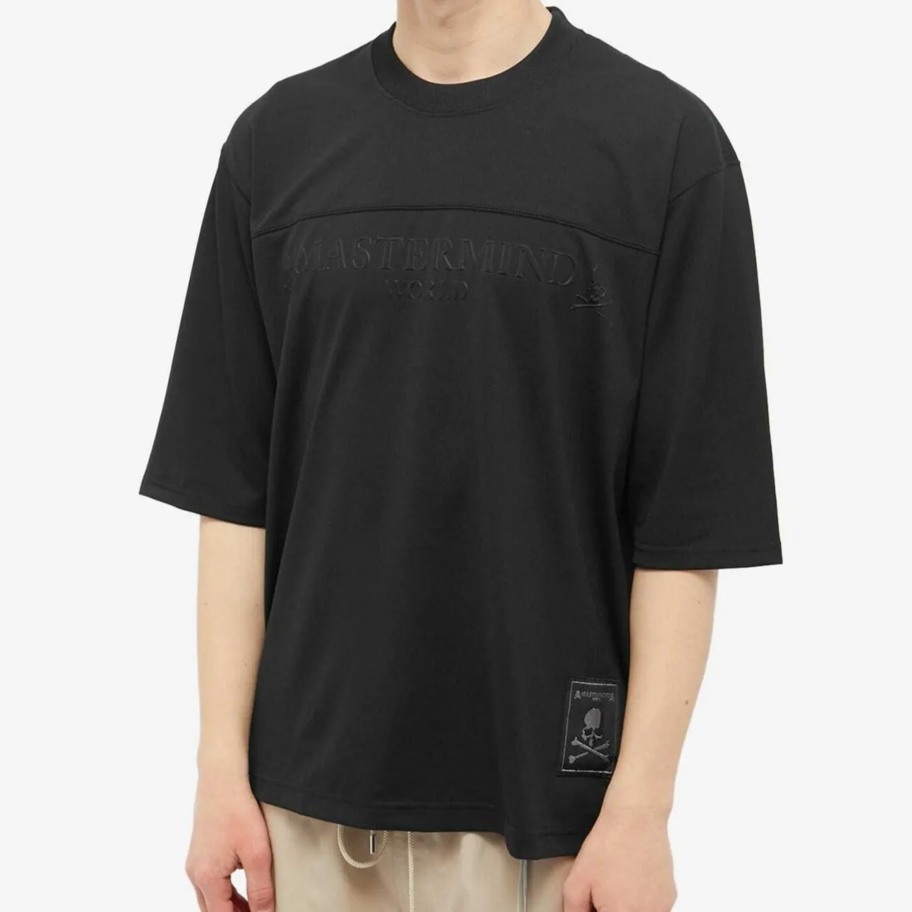 Mastermind Football Top Tee Black