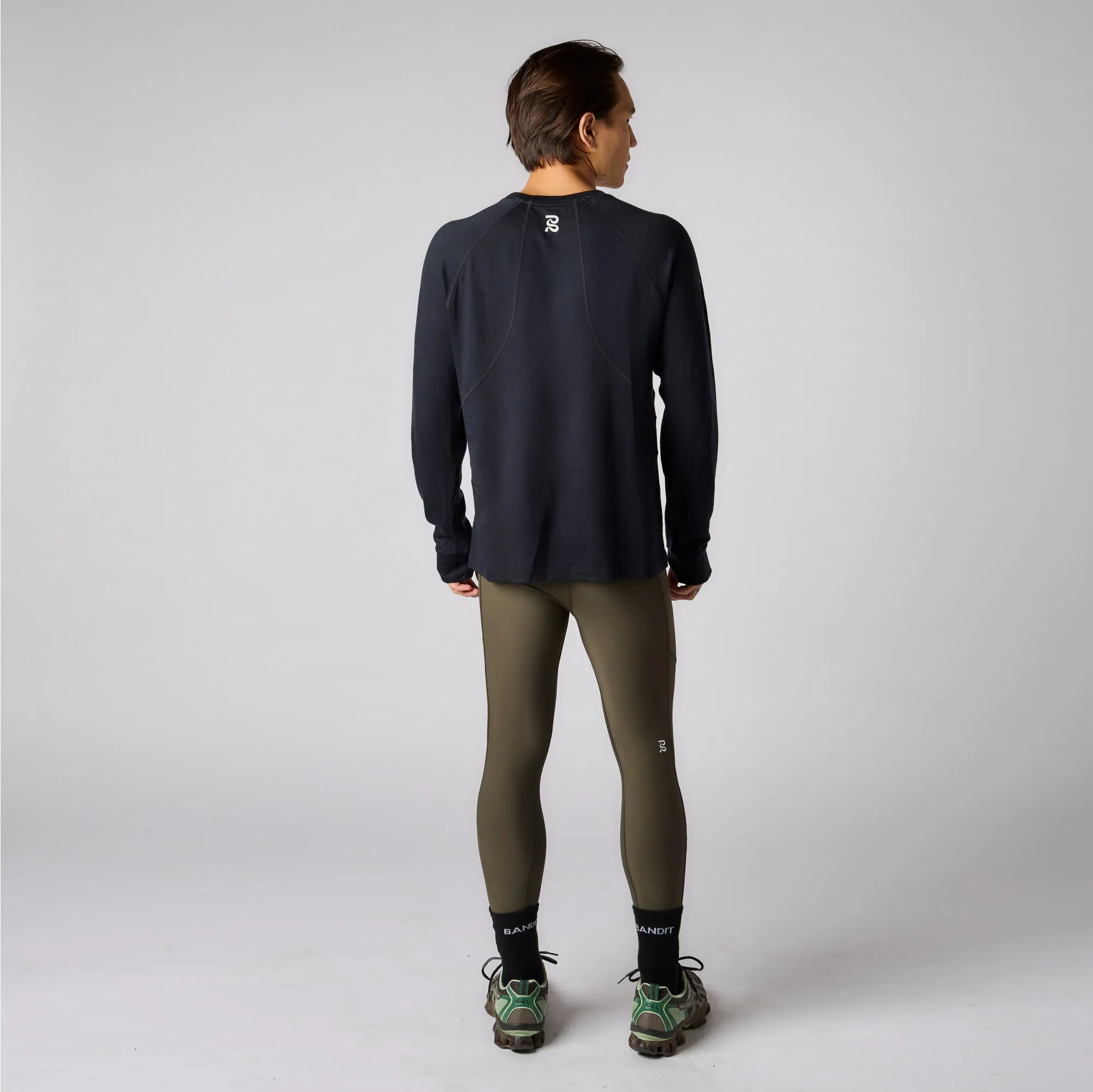 Merino Wool Long Sleeve - Men's, Black