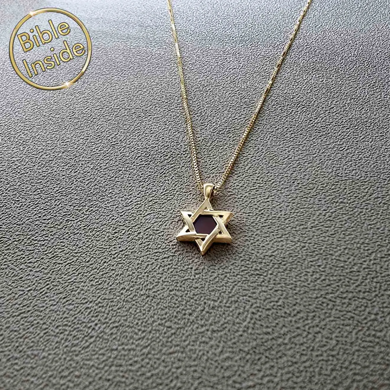 Micro Bible Star-of-David Necklace - Yisraela Design