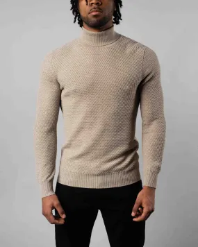 Micro Cable Turtleneck