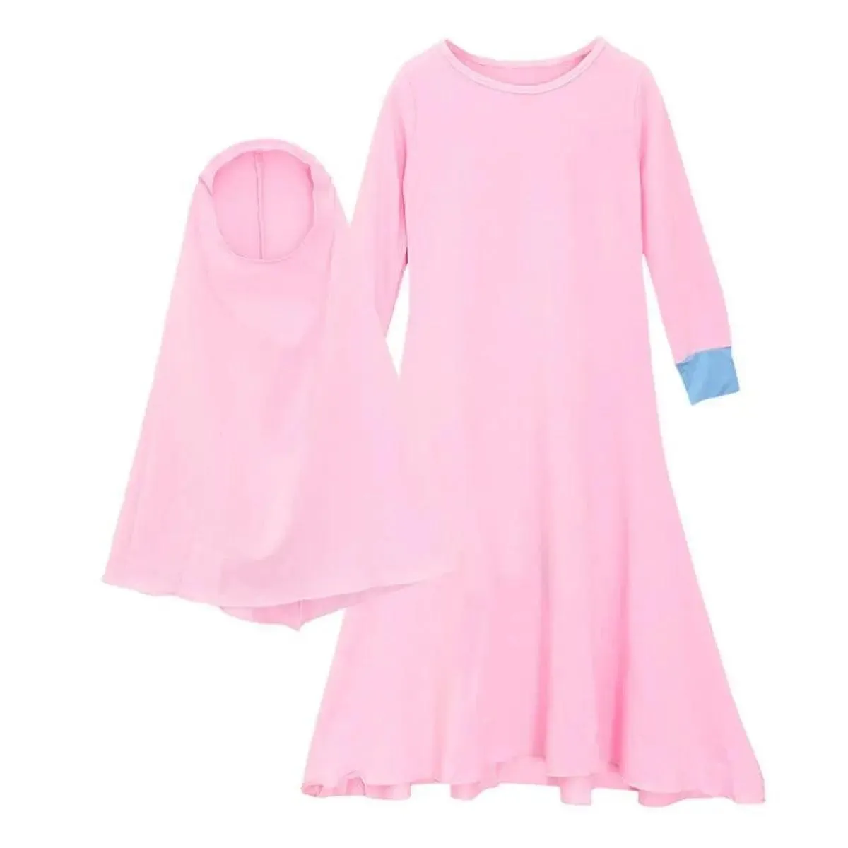 MJ012 Solid Two Colour Two Piece Kids Jlibab