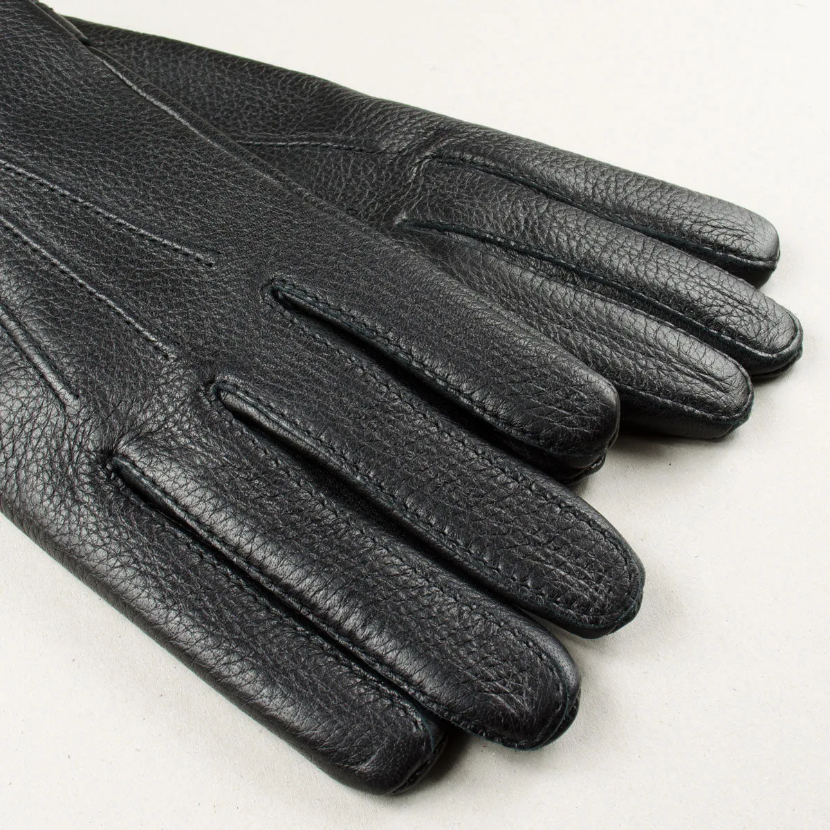 Norse Projects x Hestra - Salen Leather Gloves - Black