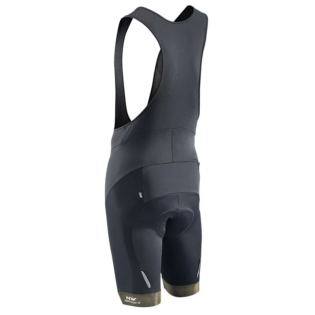 Northwave Origin Bibshorts - Black/Yellow Fluo