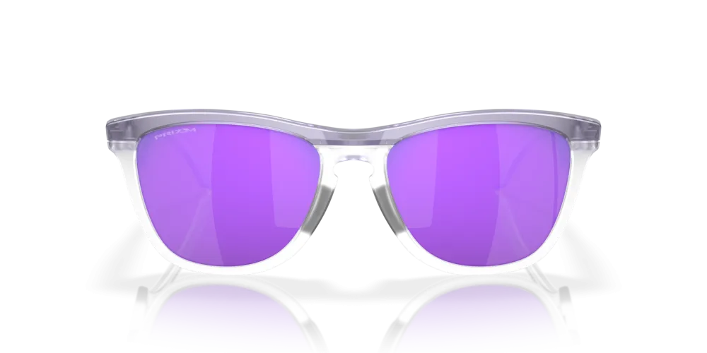 Oakley Frogskins Prizm Violet Lenses Matte Lilac/Prizm Clear Frame