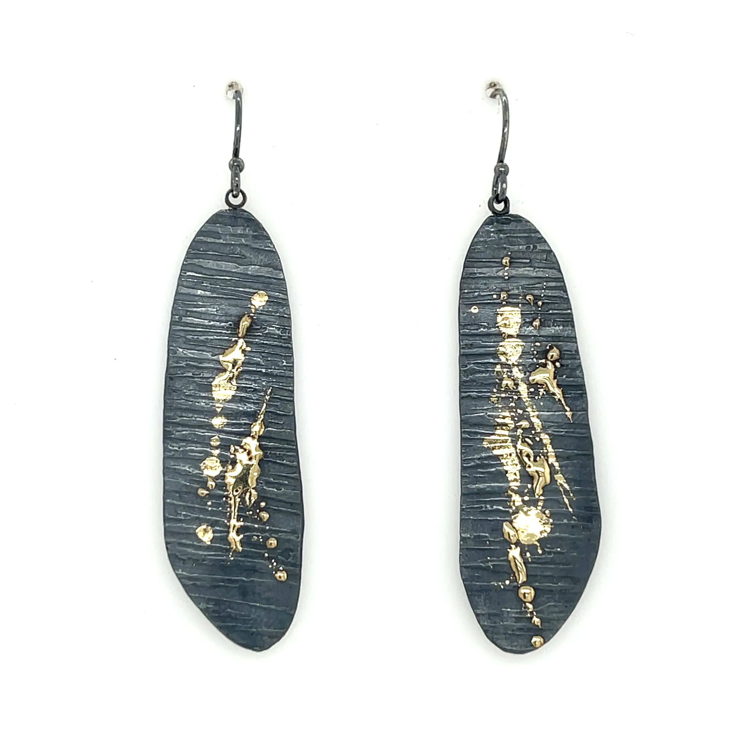 One of a kind splatter Earrings