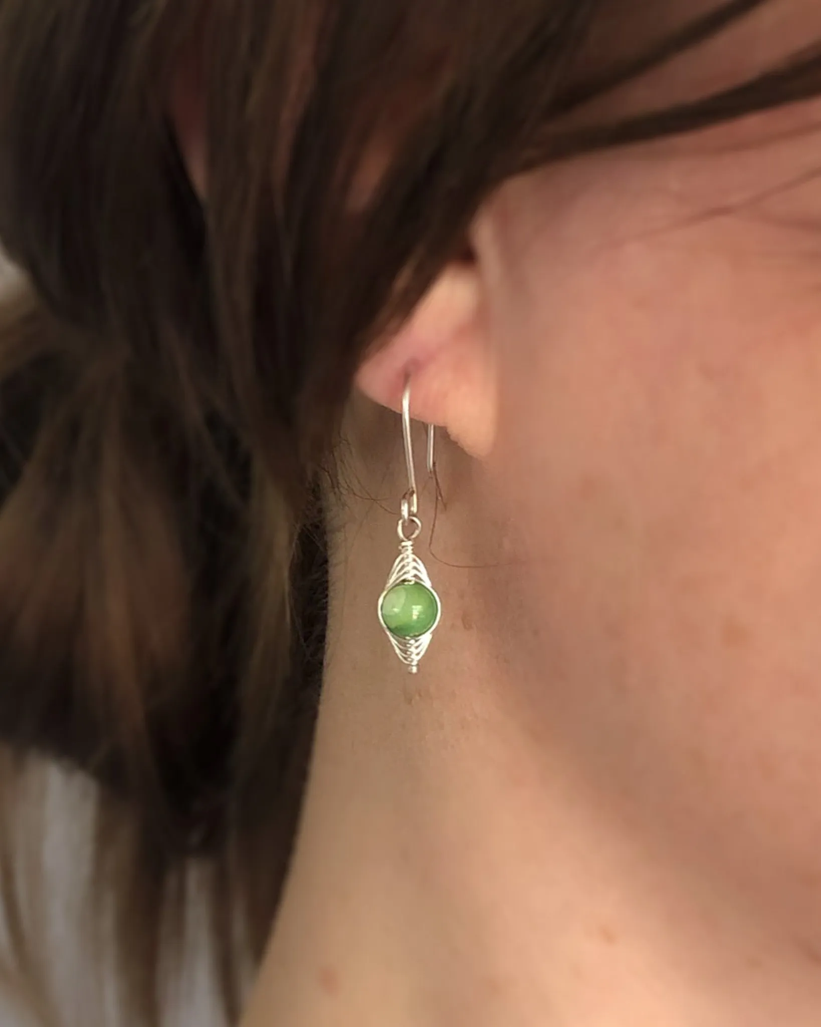 One pea in a pod earrings [made to order]